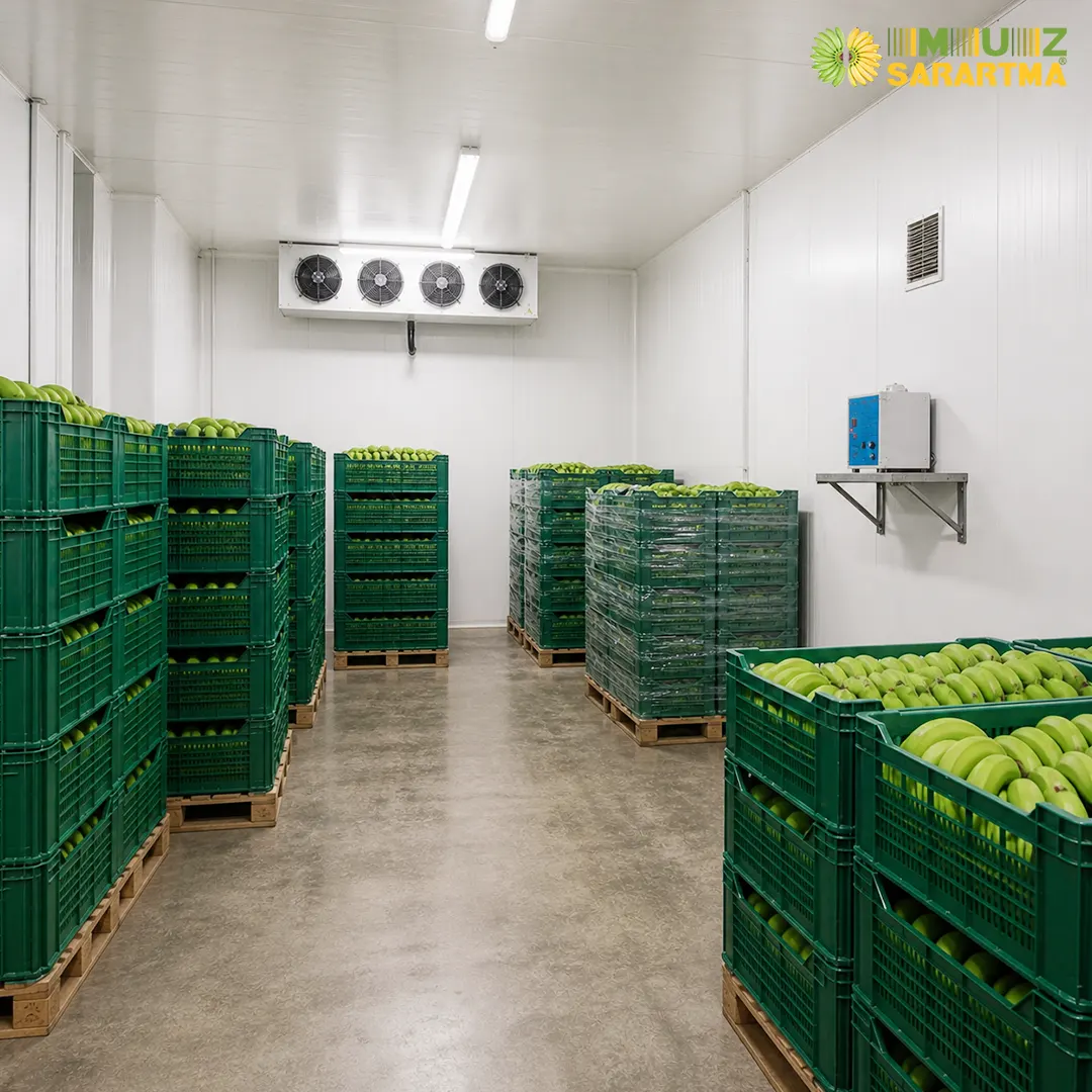 Muz sarartma odasında izolasyon ve enerji verimliliği